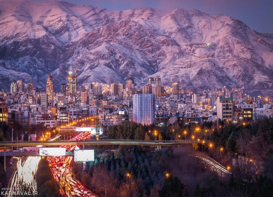 An image of tehran town.
